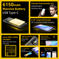 UMIDIGI Power 5 wersja globalna smartfon Android 11 Helio G25 16MP AI potrójny aparat 6150mAh 6.53 ''pełny ekran 2